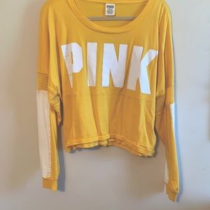 PINK Victoria’s Secret | Cropped Long Sleeve Tee